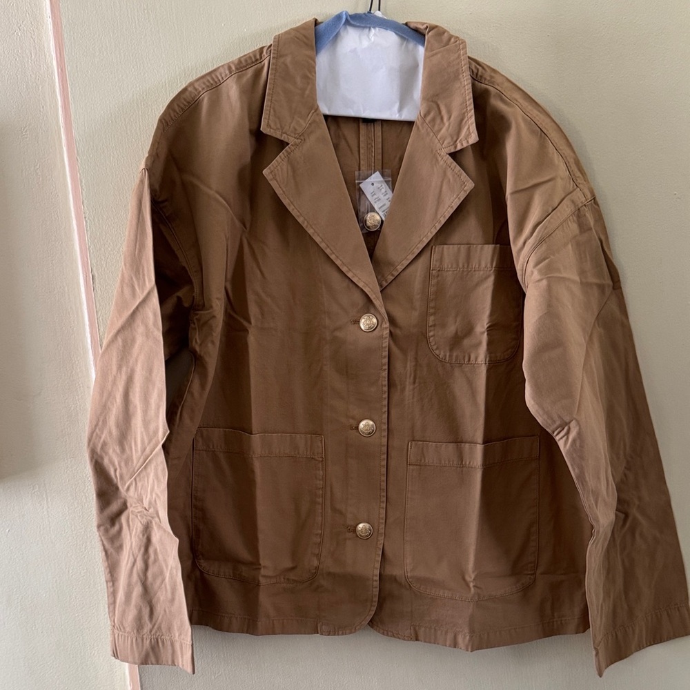 J Crew blazer jacket in chino NWT